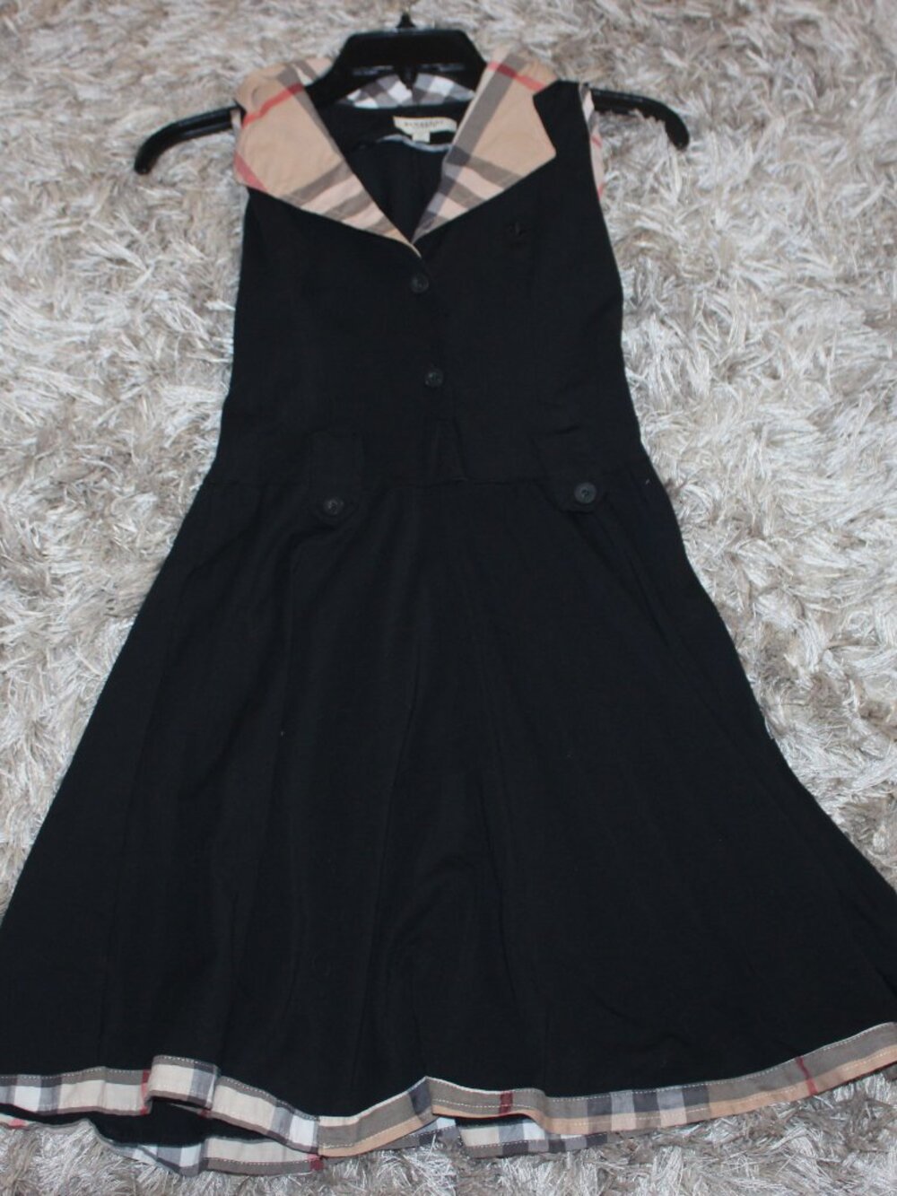 Burberry Black Dress Size Medium Runs small - Picture 2 of 3